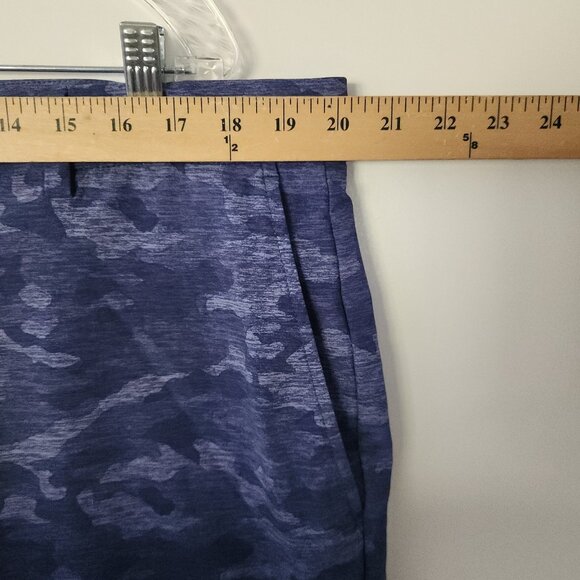 Vineyard Vines Shorts Breaker Short Blue Camo Nylon Spandex Stretch Mens 40 - Picture 9 of 11